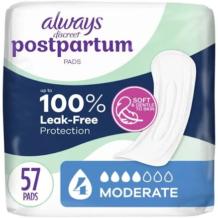 Always Discreet Postpartum Incontinence Pads