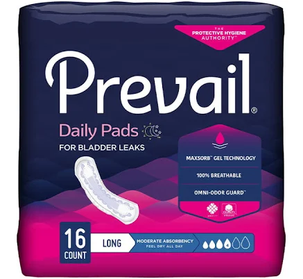 Prevail Daily Pads Bladder Control Pad BC-013