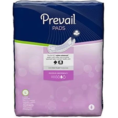 Prevail Incontinence Bladder Control Pads