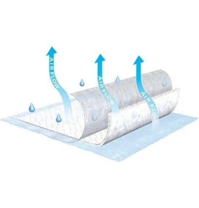 Tena Air Flow Underpads, Heavy Absorbency, 23 Inches x 36 Inches, 60 Count