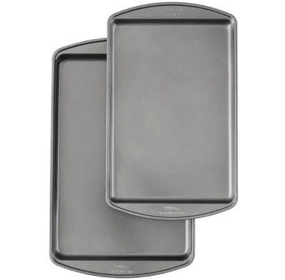 Wilton Perfect Results Premium Non-Stick Bakeware Cookie Baking Sheets Set