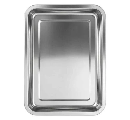 Stainless Steel Baking Tray with Mirror Finish