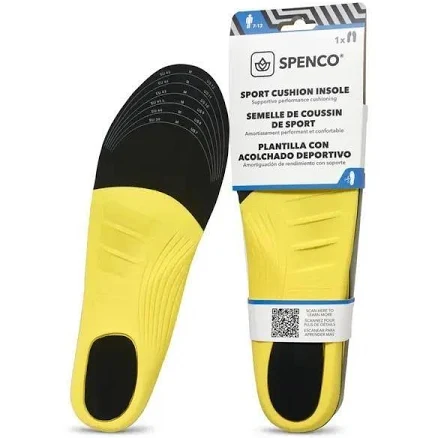 Insole, Spenco Sport Cushion Womens 5-11, Implus