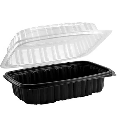 EcoQuality Hinged Clamshell Takeout Containers