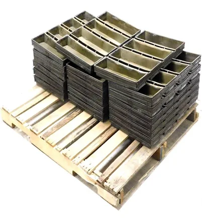 Ekco Model 56 Vintage 4-Strap Commercial Baking Pans 25"x 5.5"x 2.5" (19)