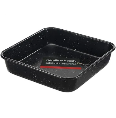 Hamilton Beach Square Nonstick Easy Release Carbon Steel Cake Pan