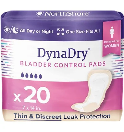NorthShore DynaDry Bladder Control Pads for Women