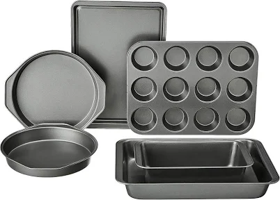 AmazonBasics 6-Piece Nonstick Oven Bakeware Baking Set