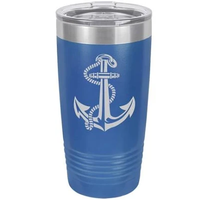 Stainless Steel Vacuum Insulated Travel Mug with Rope
