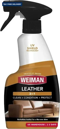 Weiman Leather Cleaner & Conditioner Care Kit