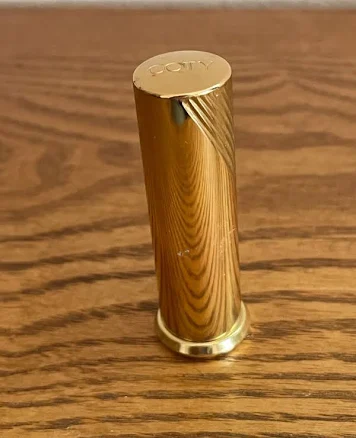 Vintage Coty Originals Cremestick Lipstick Evening Rose Gold Metal