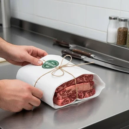 Butcher Meat Paper, Food Grade & Grease Resistant Wrapping