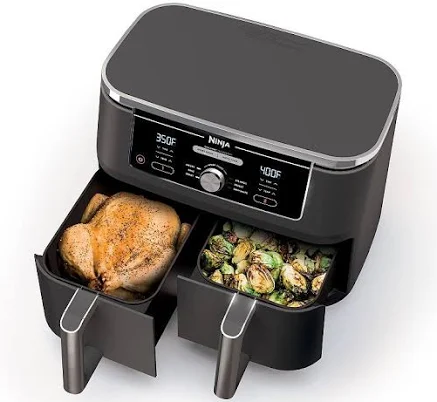 Ninja Foodi 10-Quart XL 2-Basket Air Fryer