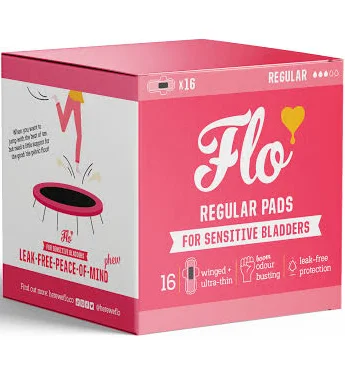 Here We Flo Sensitive Bladder Bamboo Pads