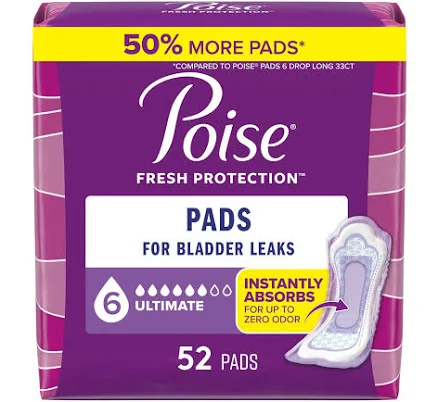Poise Incontinence Pads