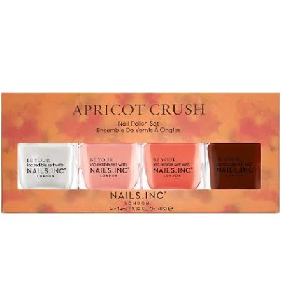 Nails.INC Apricot Crush 4-Piece Nail Polish Set