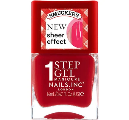 Nails.inc X Smucker's It's Topless Jelly Effect 1 Step Nail Polish