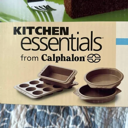 Calphalon Kitchen Essentials Silicone Bakeware Cookware Set - 9” Round Cake Pans