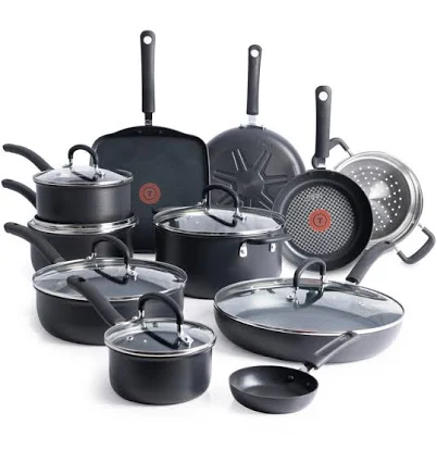 T-Fal Ultimate Hard Anodized Nonstick Cookware Set 17 Piece