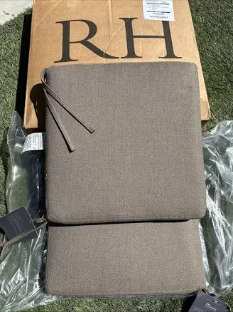 Restoration Hardware Outdoor Chair Sunbrella Seat Cushion Lot of 2