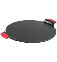 Pizza stone with silicone handle, Ø38 cm