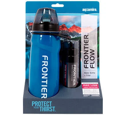 Aquamira Frontier Flow Filtered Water Bottle