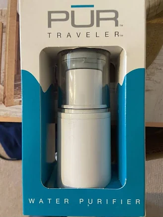 Pur Portable Antimicrobial Water Purifier, Travelling, Hiking