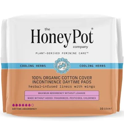 The Honey Pot Incontinence Herbal Daytime Pads