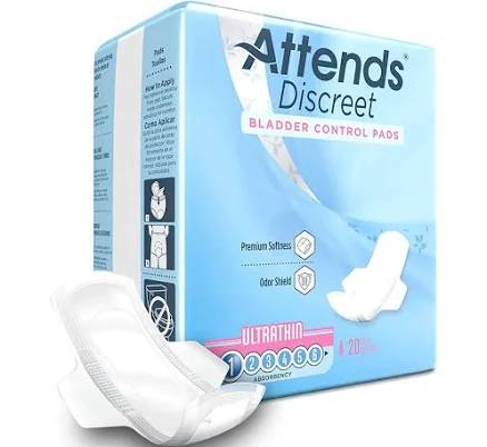 Attends Discreet Ultra Thin Bladder Control Pad