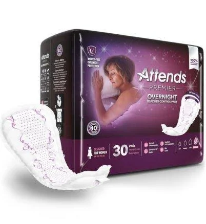 Attends Premier Overnight Bladder Control Pads