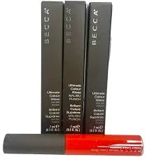 Becca Ultimate Color Gloss Malibu Punch Lot of 3 x (7ml / 0.2fl.oz)