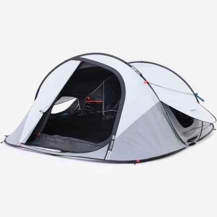 Quechua 2 Second Fresh & Black Waterproof Pop Up Camping Tent Person