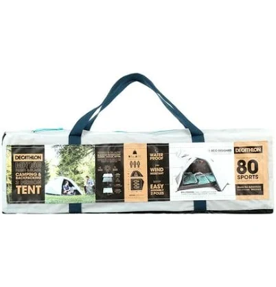 Quechua MH100, Outdoor, Waterproof Family Camping Tent, 3 Person