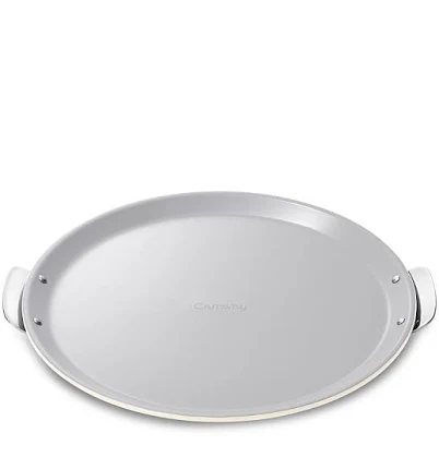 Caraway Ceramic Nonstick Large Pizza Crisper Pan - Cream