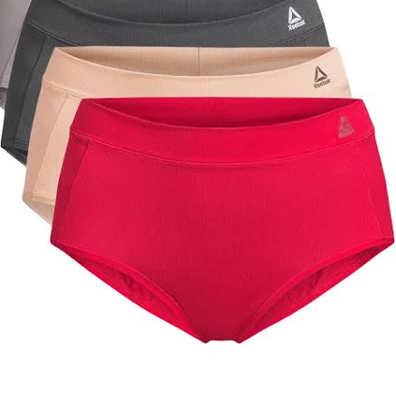 Reebok Women's Air Tech Performance Brief Panties 6-Pack