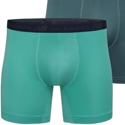 New Balance Men's Moisture Wicking Lightweight Breathable Boxer Briefs