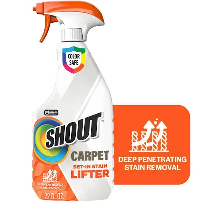 Shout Color Safe Set In Carpet Cleaner and Stain Remover Spray