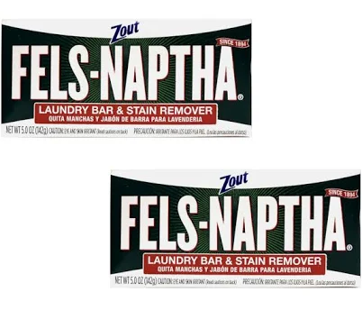 Fels Naptha Laundry Soap Bar & Stain Remover
