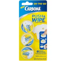 Carbona Stain Remover Push & Wipe 3 Pk
