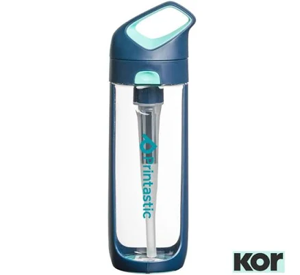 Blue Custom Water Bottles Kor Nava Bottle w/Filter - 24oz