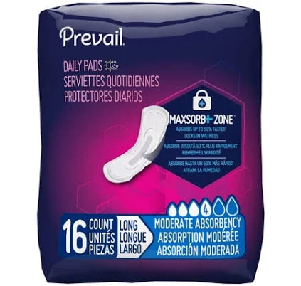 Prevail Bladder Control Moderate Pad