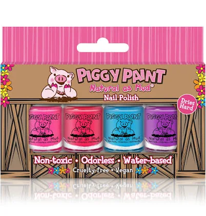 Piggy Paint 4-Piece Nail Polish Set