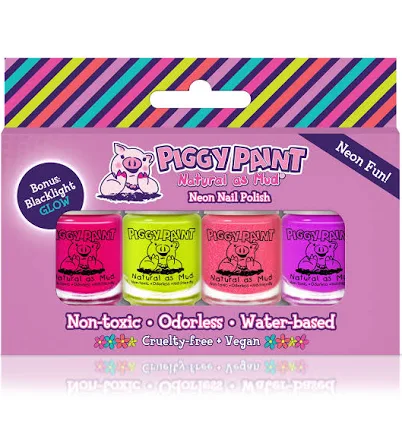 Piggy Paint Neon Nail Polish Box Set