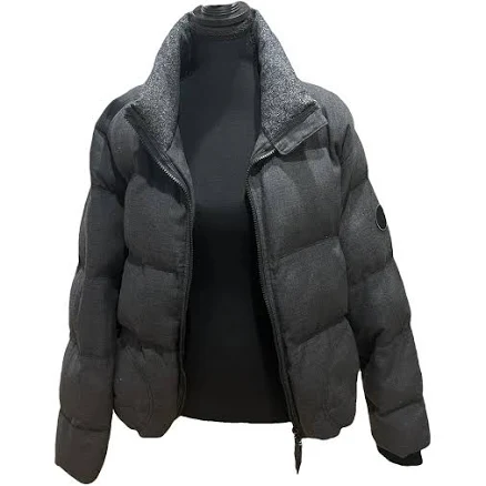Allbirds Wool Puffer Jacket Charcoal Grey Size L International