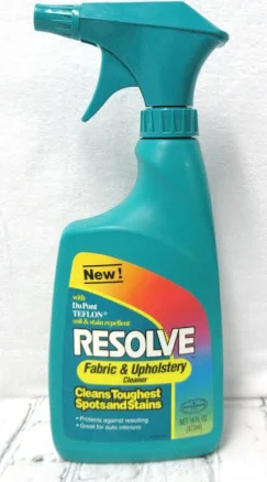 Vintage Resolve Fabric And Upholstery Cleaner 16oz Green Bottle 90%