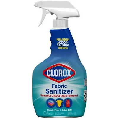 Clorox Fabric Sanitizer Trigger Spray Bottle Active Clean Clear 6 PK