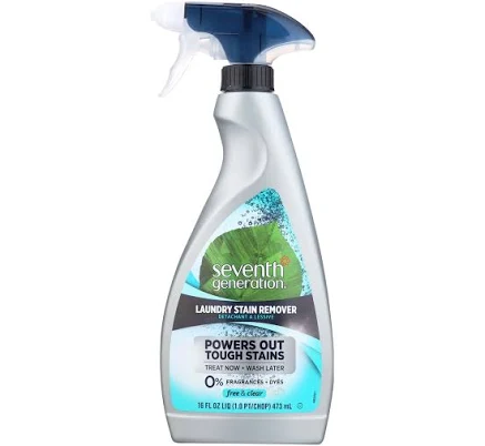 Seventh Generation Stain Remover Spray, 8 - 16 Fl Oz. Bottles