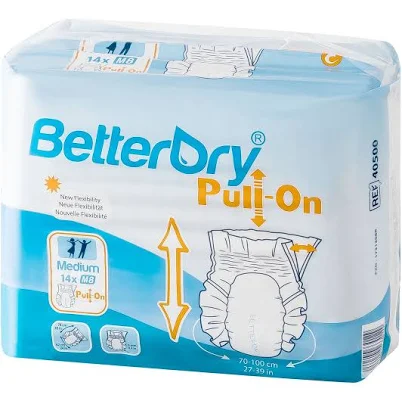 BetterDry Overnight Maximum Pull-On Adult Diapers