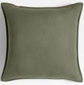 Crate & Barrel Sunbrella Canvas Outdoor Throw Pillow