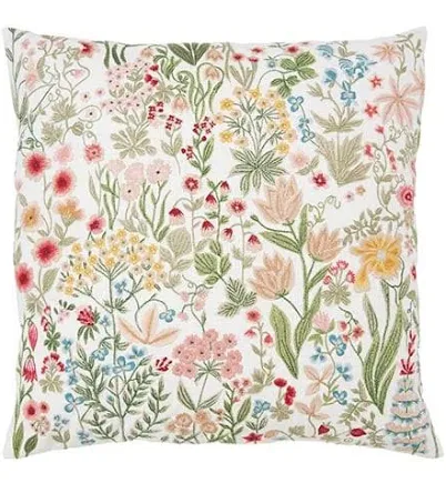 ETHAN allen Spring Floral Garden Pillow